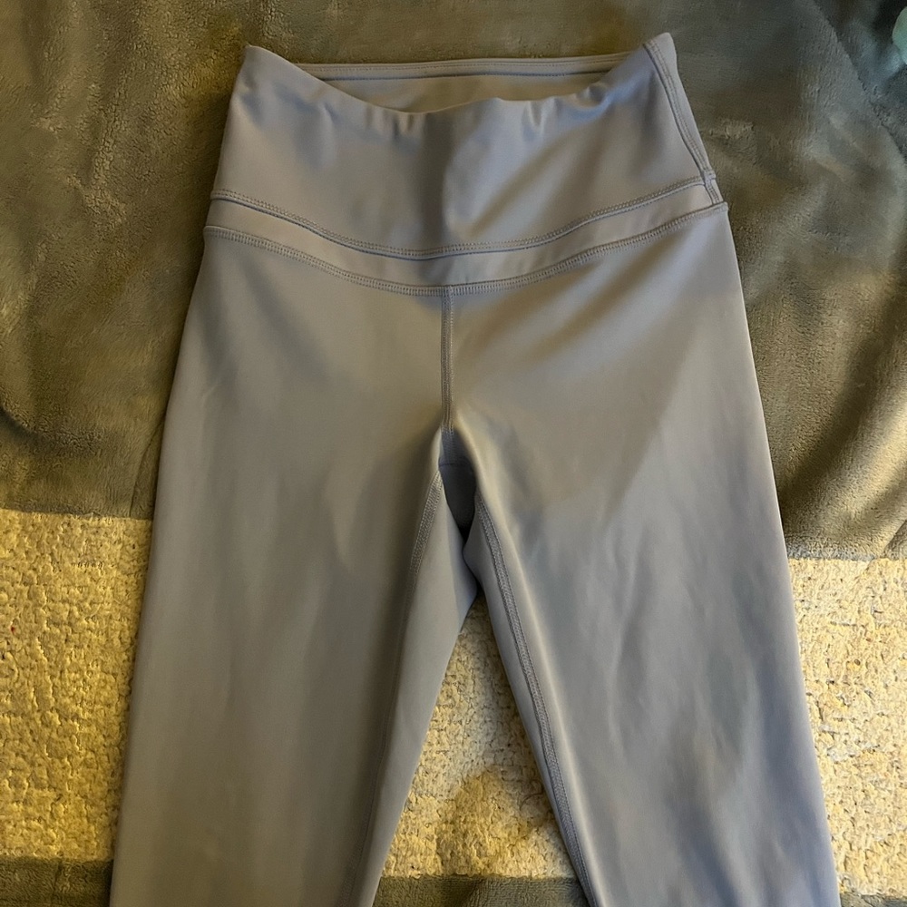 light blue workout leggings